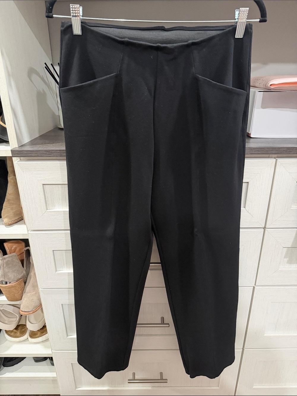 Old Navy Black Stevie Straight High-Rise Pants
